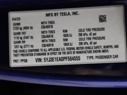 Used 2023 Tesla Model 3 Standard Range RWD image 42