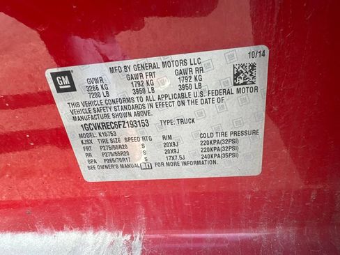 Used 2015 Chevrolet Silverado 1500 LT AWD/4WD image 3