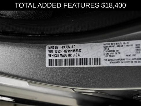 Used 2022 RAM 1500 TRX w/ TRX Level 2 Equipment Group AWD/4WD image 49