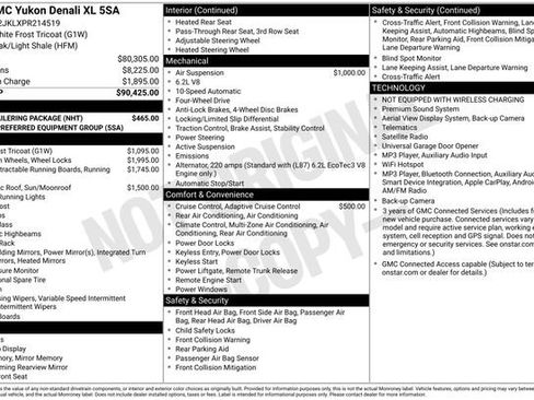 Used 2023 GMC Yukon XL Denali w/ Max Trailering Package AWD/4WD image 30