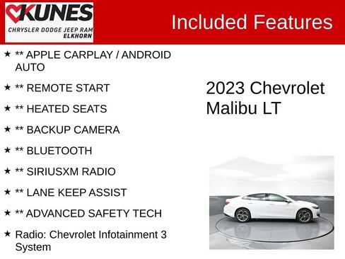 Used 2023 Chevrolet Malibu LT image 3
