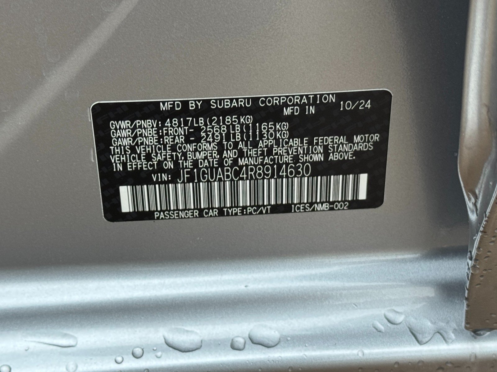 Used 2024 Subaru Impreza 2.0i AWD/4WD image 40