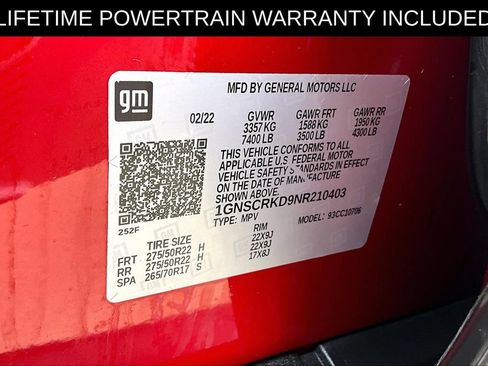 Used 2022 Chevrolet Tahoe RST w/ Luxury Package RWD image 40