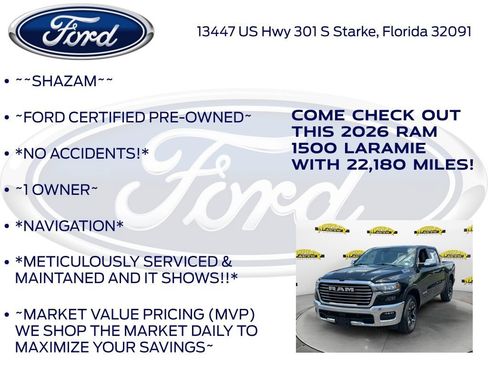 Used 2026 RAM 1500 Laramie AWD/4WD image 6