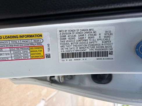 Used 2024 Honda Civic EX image 34