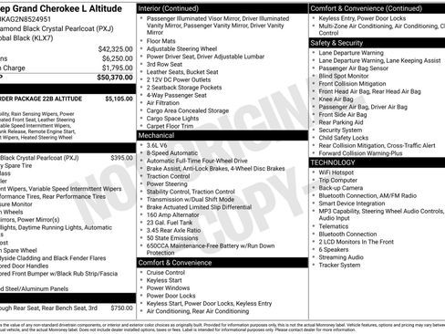 Used 2022 Jeep Grand Cherokee L Laredo AWD/4WD image 4