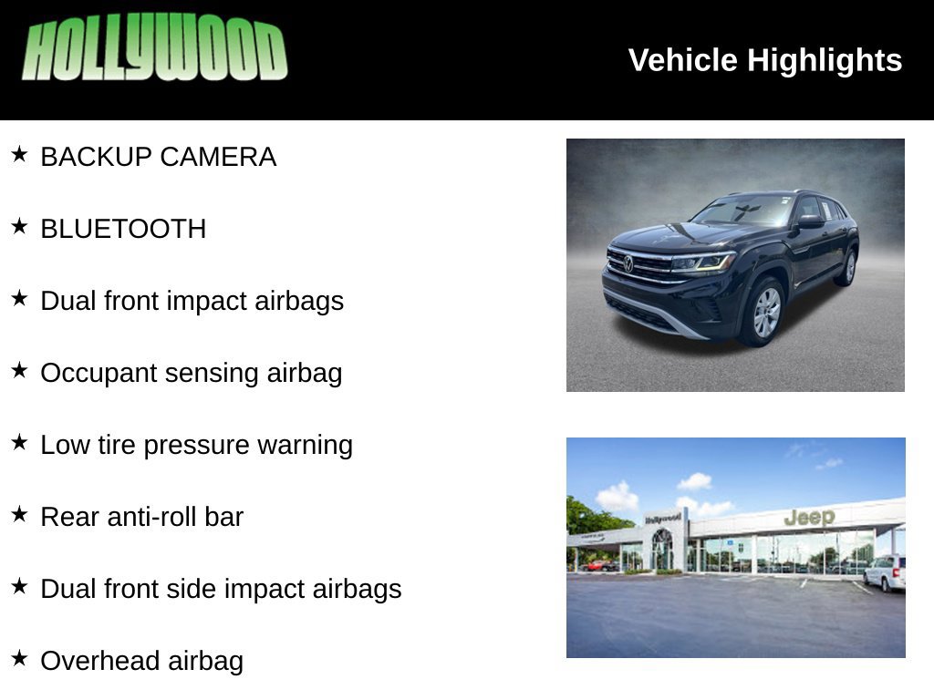 Used 2021 Volkswagen Atlas Cross Sport S AWD/4WD image 3