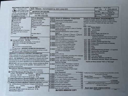 Used 2023 Nissan Pathfinder SL image 10