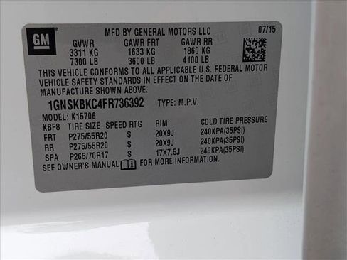 Used 2015 Chevrolet Tahoe LT image 26