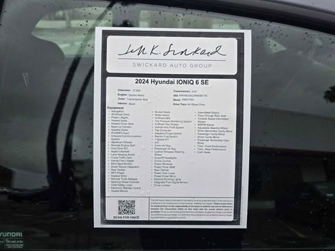 Used 2024 Hyundai Ioniq 6 SE AWD/4WD image 20