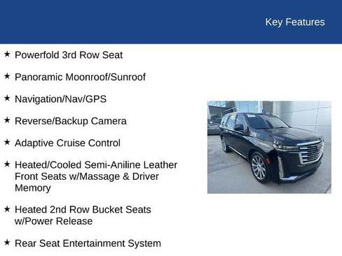 Used 2023 Cadillac Escalade Premium Luxury Platinum AWD/4WD image 38
