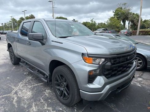 Used 2023 Chevrolet Silverado 1500 Custom w/ LPO, Dark Essentials Package RWD image 1