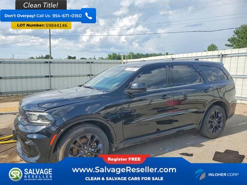 Used 2022 Dodge Durango SXT w/ Blacktop Package RWD image 1