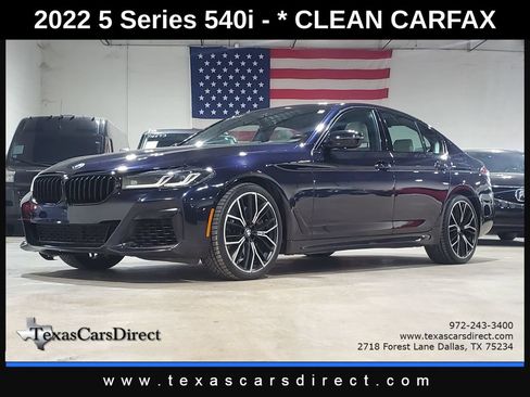 Used 2022 BMW 540i w/ M Sport Package RWD image 1