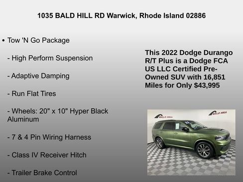 Used 2022 Dodge Durango R/T w/ Tow 'N Go Package image 26