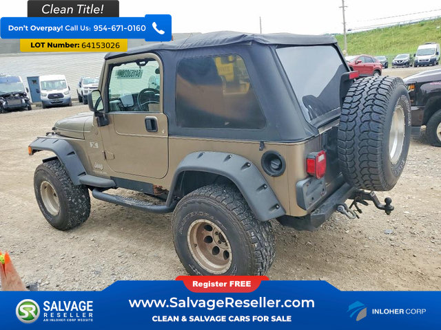 Used 2004 Jeep Wrangler X w/ Full Face Tire & Wheel Group AWD/4WD image 3