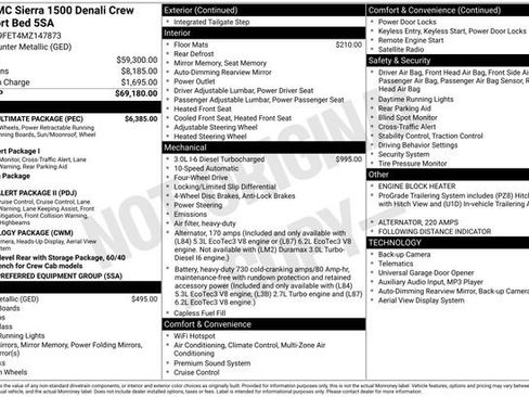 Used 2021 GMC Sierra 1500 Denali w/ Denali Ultimate Package AWD/4WD image 31