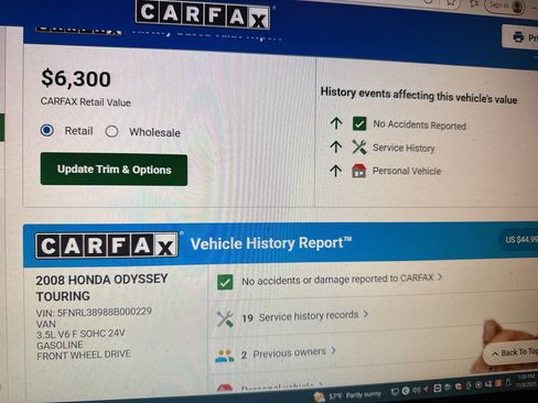 Used 2008 Honda Odyssey Touring image 13