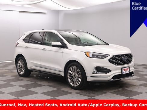 Certified 2022 Ford Edge Titanium w/ Equipment Group 301A AWD/4WD image 1
