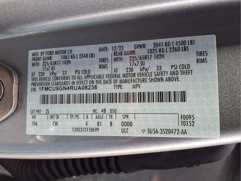 Used 2024 Ford Escape Active w/ Tech Pack #2 AWD/4WD image 24