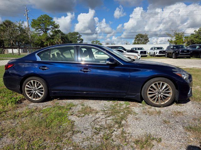 Certified 2023 INFINITI Q50 Luxe w/ Cargo Package RWD image 4