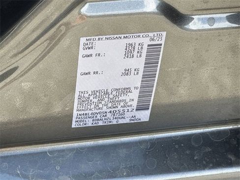 New 2025 Nissan Altima 2.5 SV w/ SV Special Edition Package image 26