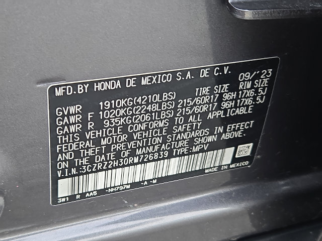 Used 2024 Honda HR-V LX image 26