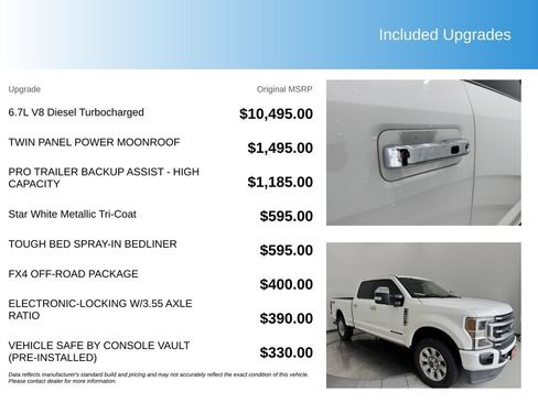 Used 2021 Ford F250 Platinum w/ FX4 Off-Road Package AWD/4WD image 5