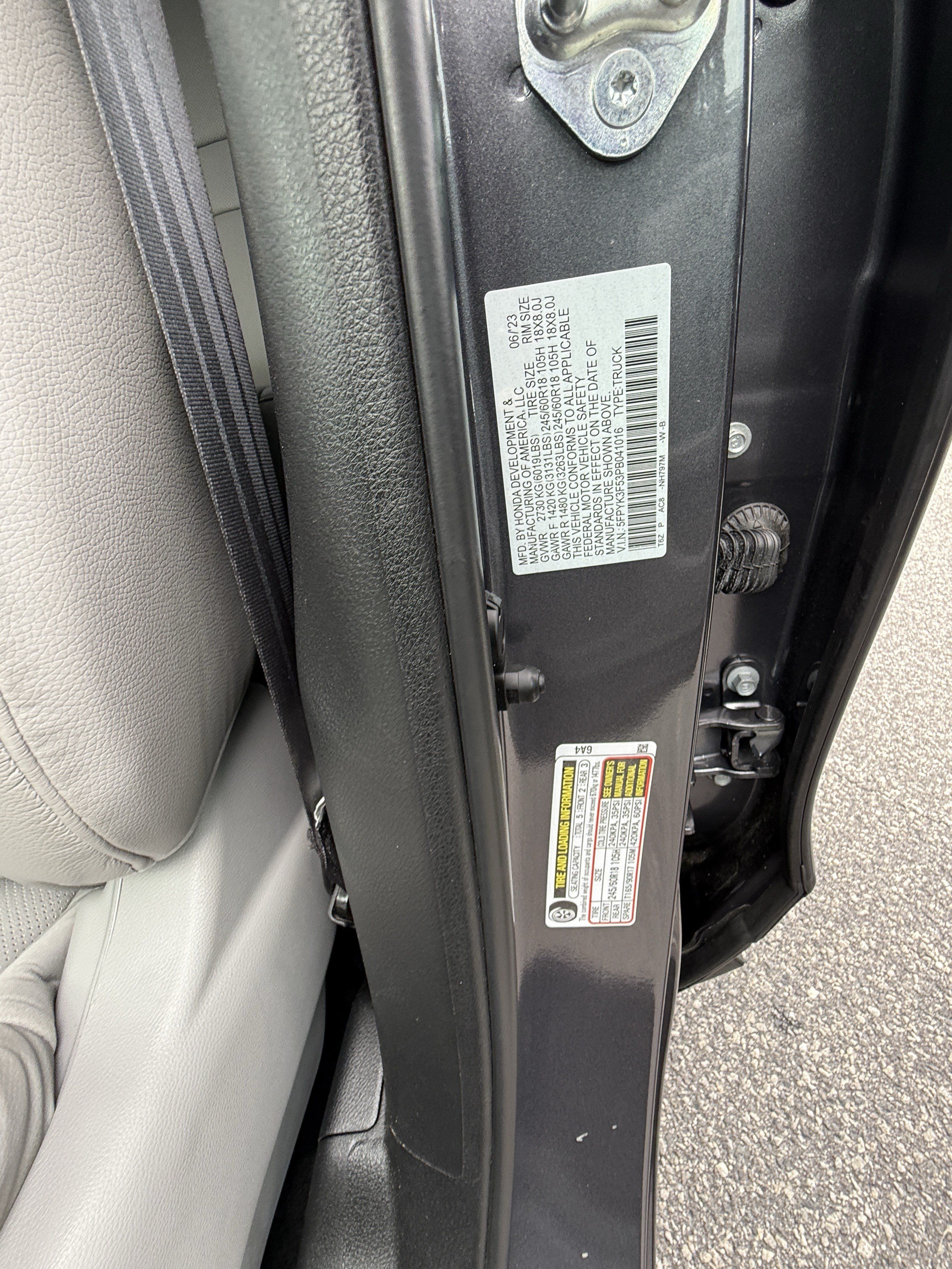 Certified 2023 Honda Ridgeline RTL image 37