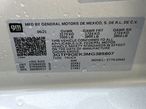Used 2021 GMC Sierra 1500 Elevation AWD/4WD image 34