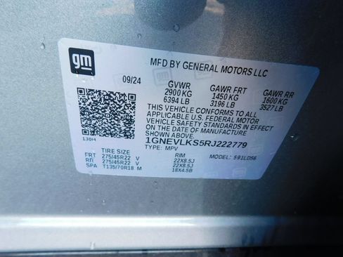 Used 2024 Chevrolet Traverse RS AWD/4WD image 12