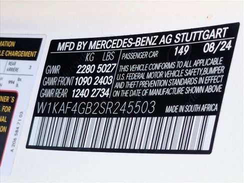 Certified 2025 Mercedes-Benz C 300 Sedan image 25