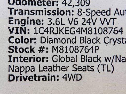 Certified 2021 Jeep Grand Cherokee L Summit w/ Luxury Tech Group V image 27