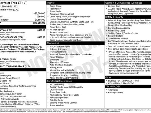 Certified 2022 Chevrolet Trax LT w/ Sport Edition FWD image 3