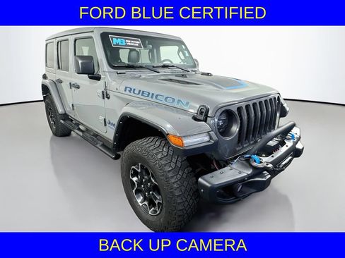Used 2021 Jeep Wrangler Unlimited Rubicon 4xe w/ Steel Bumper Group AWD/4WD image 4