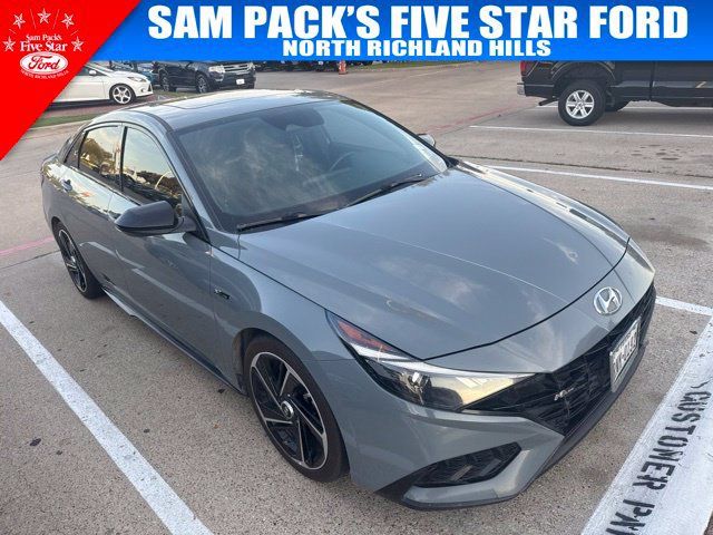 Used 2022 Hyundai Elantra N Line w/ Cargo Package FWD image 3