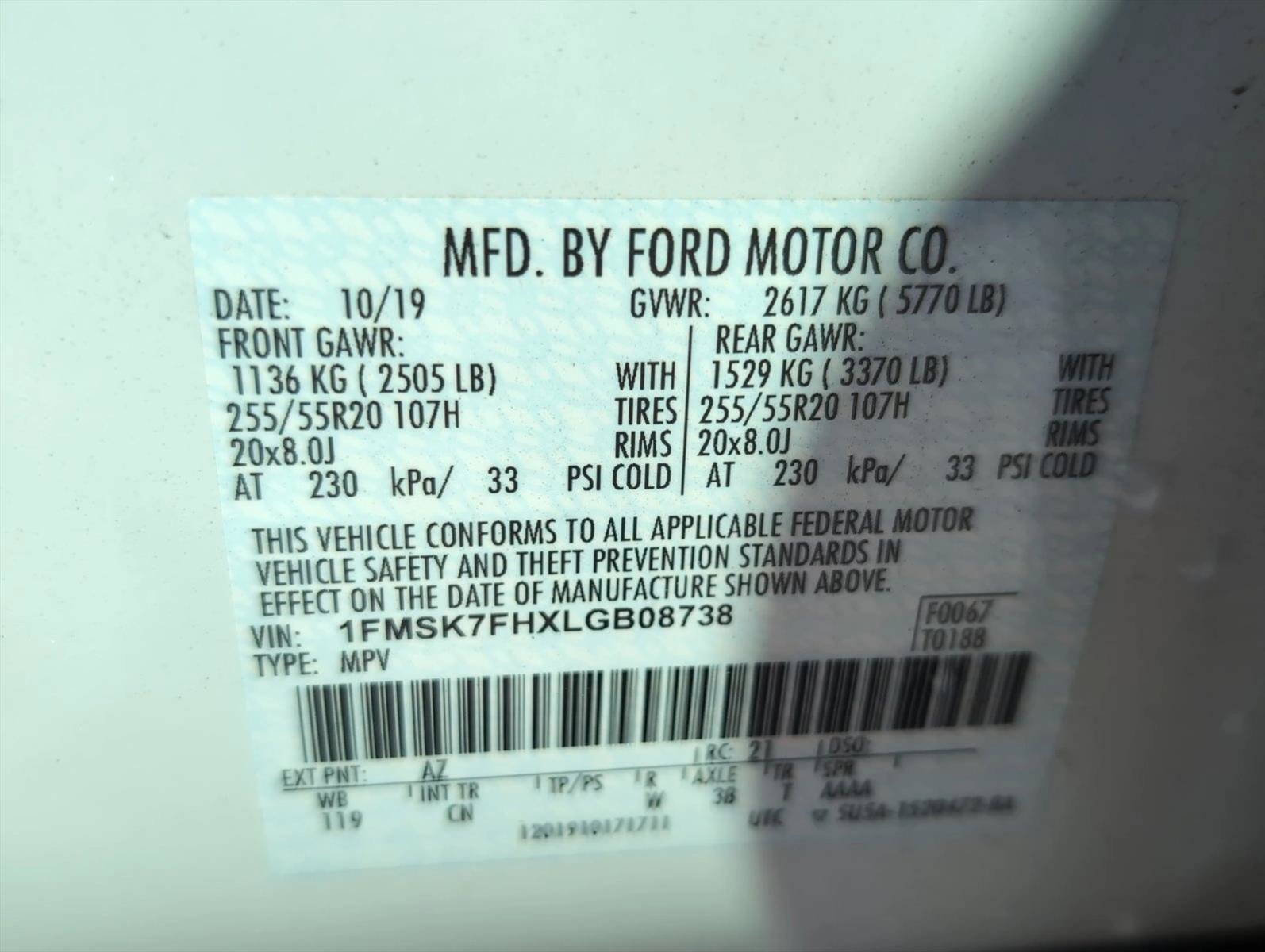 Used 2020 Ford Explorer Limited RWD image 30