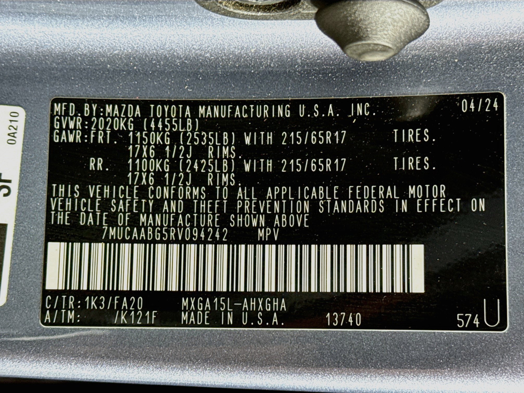 Certified 2024 Toyota Corolla Cross LE AWD/4WD image 31