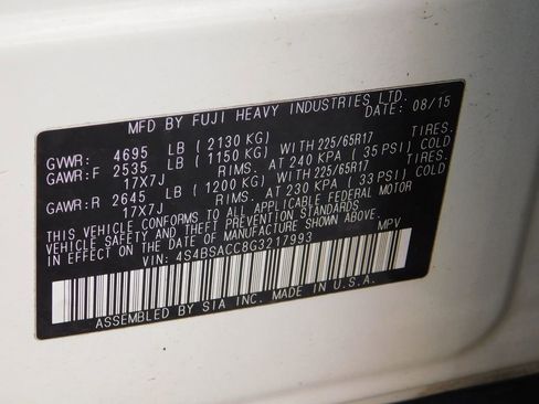 Used 2016 Subaru Outback 2.5i Premium image 25