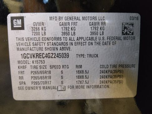 Used 2016 Chevrolet Silverado 1500 LT w/ All Star Edition AWD/4WD image 33