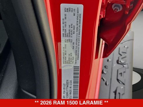 New 2026 RAM 1500 Laramie w/ Night Edition AWD/4WD image 35