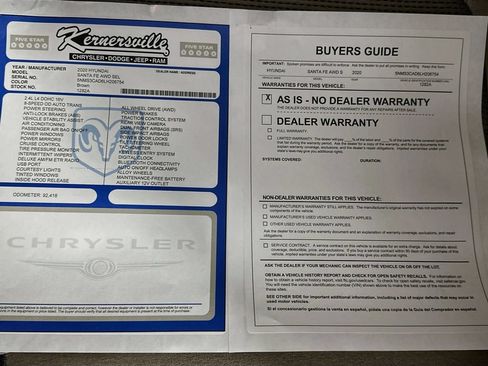 Used 2020 Hyundai Santa Fe SEL w/ Convenience Package AWD/4WD image 37