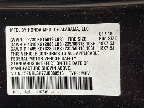 Used 2018 Honda Odyssey EX-L image 29