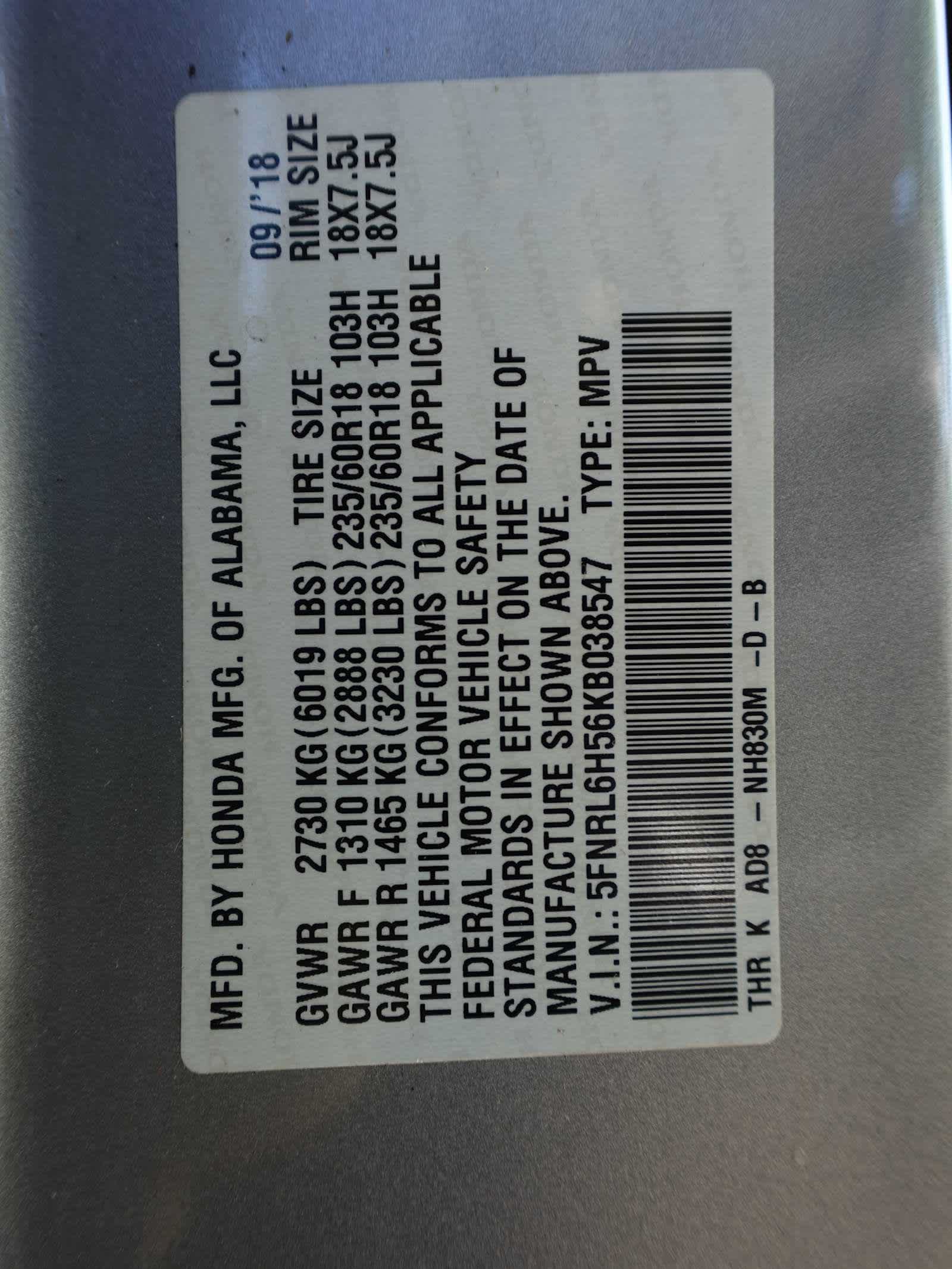 Used 2019 Honda Odyssey EX image 29