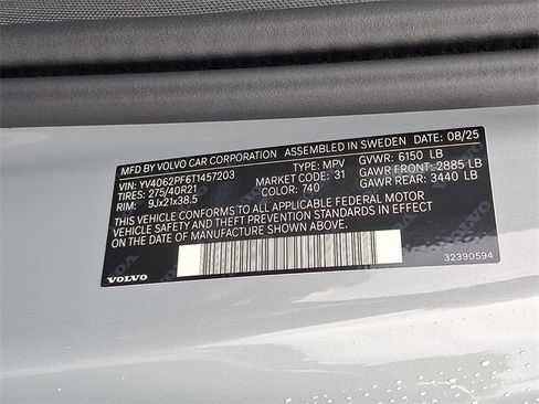 New 2026 Volvo XC90 B6 Ultra image 11