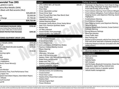 Used 2026 Chevrolet Trax RS w/ Driver Confidence Package FWD image 33