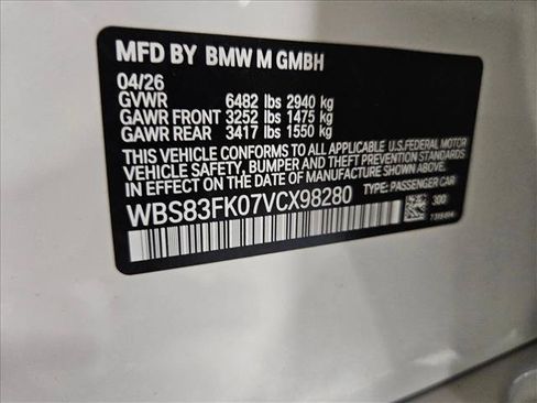 New 2027 BMW M5 w/ Carbon Package AWD/4WD image 17