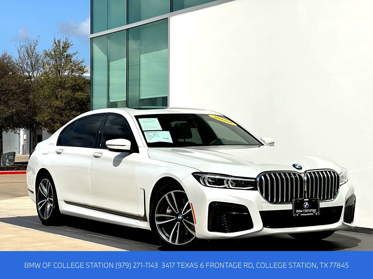 Certified 2022 BMW 740i w/ M Sport Package RWD image 1