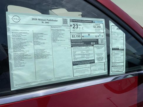 New 2026 Nissan Pathfinder SL FWD image 17