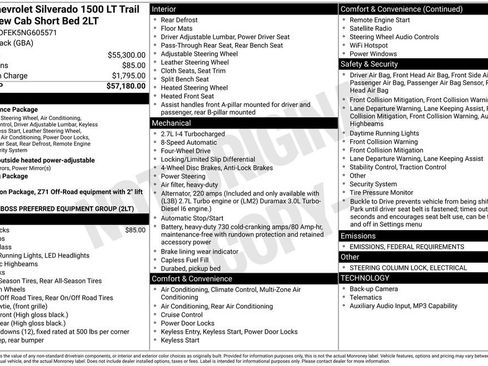 Used 2022 Chevrolet Silverado 1500 LT Trail Boss image 6